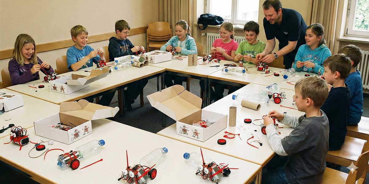 MiniMakerKids – Roboter aus Alltagsgegenständen